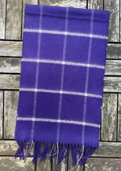 Hot Sweater Shop 100% Cashmere Scarf Purple