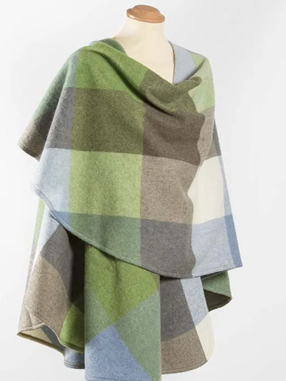 Fashion Sweater Shop 100% Lambswool Cape - Sue 614