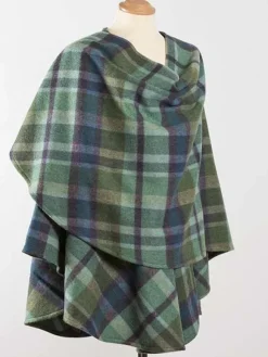 Online Sweater Shop 100% Lambswool Cape - Sue 624