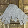 Online Sweater Shop 100% Lambswool Gloves Dark Grey