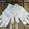 Outlet Sweater Shop 100% Lambswool Gloves Silver - Ladies