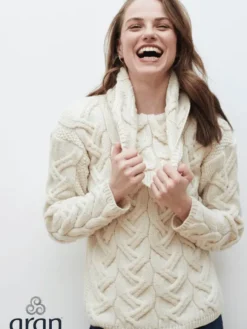 New Sweater Shop Aran Super Soft Chunky Cowl Sweater