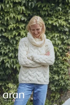 New Sweater Shop Aran Super Soft Chunky Cowl Sweater