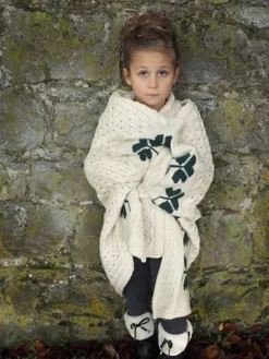 Best Sweater Shop Aran Wool Baby Blanket