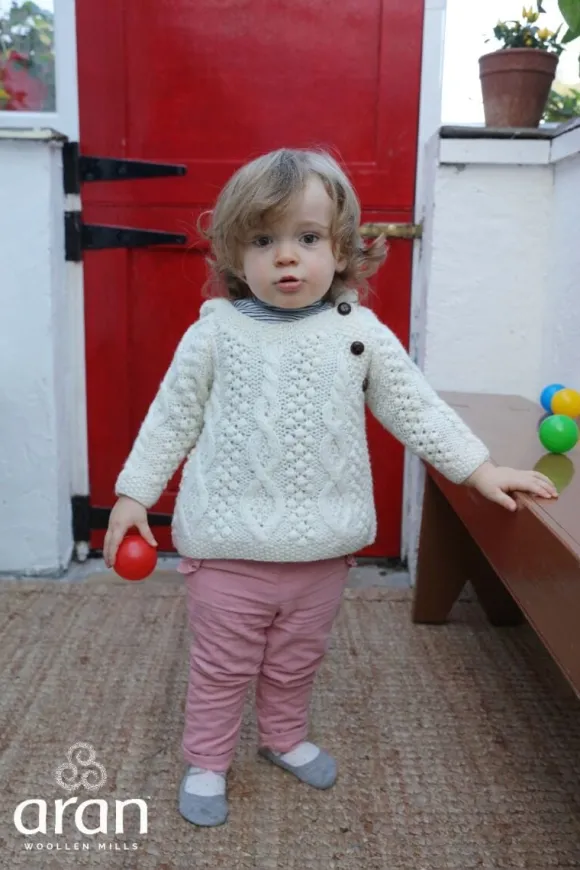 Hot Sweater Shop Baby Handknit Irish Aran Hoody
