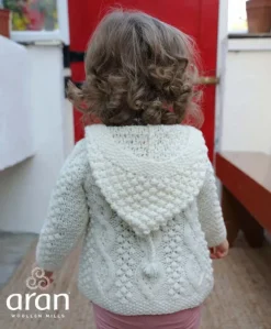 Hot Sweater Shop Baby Handknit Irish Aran Hoody