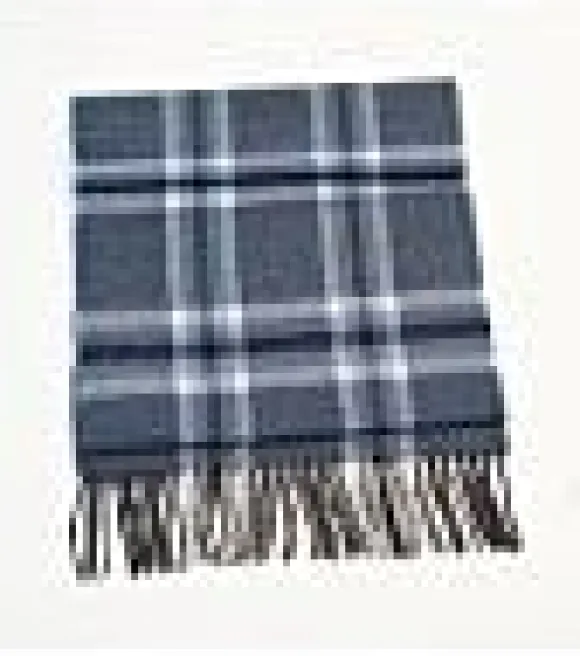 Best Sweater Shop Extra Fine Merino Wool Blue, Cream and Black