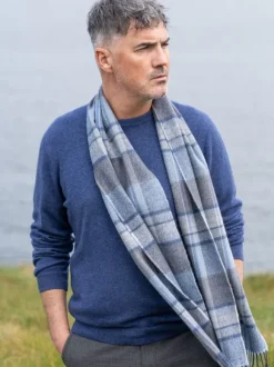 Online Sweater Shop Extra Fine Merino Wool Scarf 187