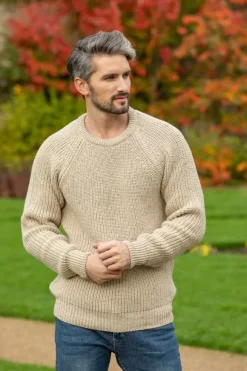 Clearance Sweater Shop Fisherman Rib Sweater Parsnip