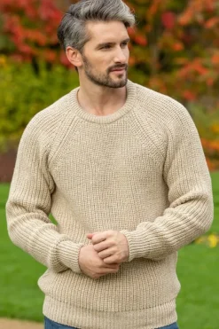 Clearance Sweater Shop Fisherman Rib Sweater Parsnip
