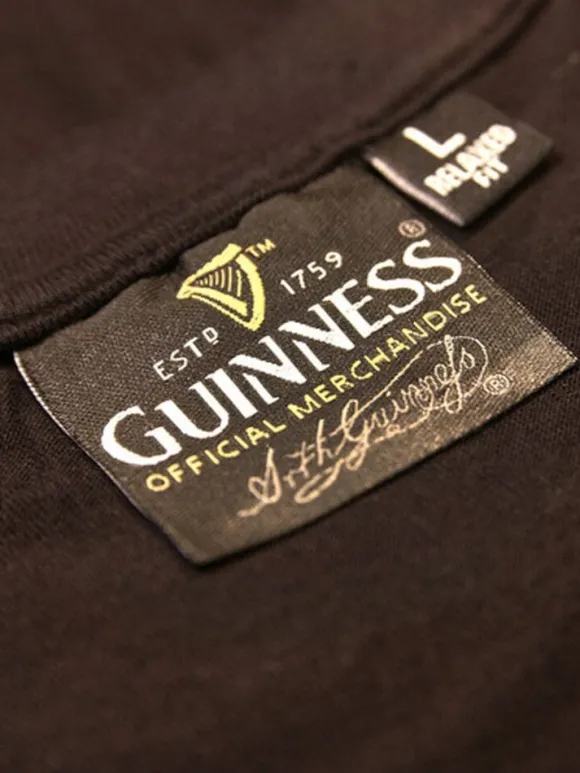 Clearance Sweater Shop Guinness Label T-Shirt H1028