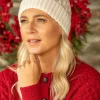 Online Sweater Shop Irish Aran Hat Natural