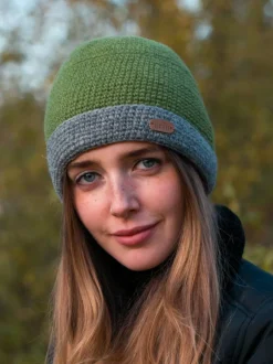 Best Sweater Shop Irish Crochet Hat Moss Green