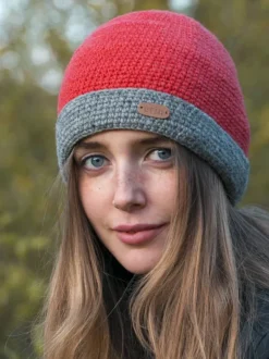 Sale Sweater Shop Irish Crochet Hat Raspberry