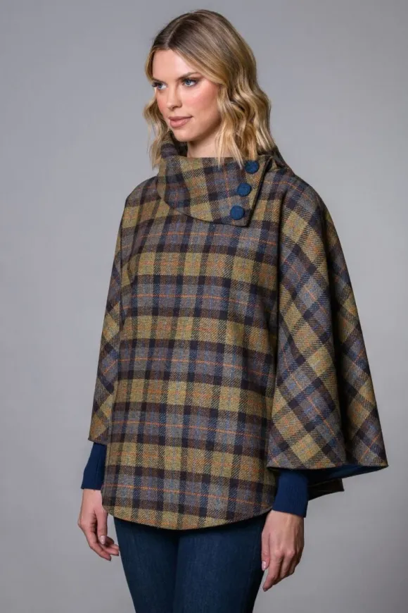 Discount Sweater Shop Irish Tweed Poncho Col. 41