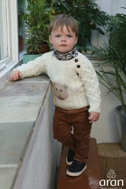 Best Sweater Shop Kids Handknit Merino Sweater Made in Ireland