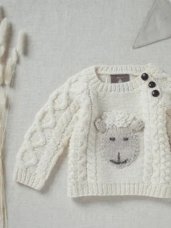 Best Sweater Shop Kids Handknit Merino Sweater Made in Ireland