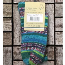 Sale Sweater Shop Ladies Fair Isle Socks Blue/Purple