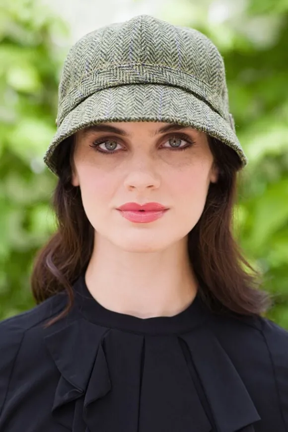 New Sweater Shop Ladies Green Irish Flapper Cap Col: 51