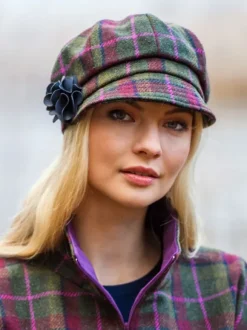 Fashion Sweater Shop Ladies Newsboy Cap Purple Mix col. 402