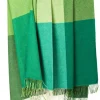 New Sweater Shop Lambswool Throw Green Mix - Col.608