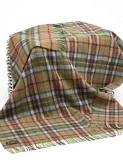 Outlet Sweater Shop Large Irish Picnic Blanket Pink Block - Col.LW126