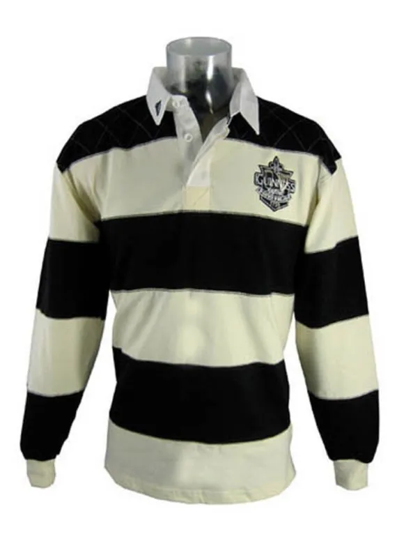 Best Sweater Shop Men's Long Sleeve Guinness Rugby Shirt