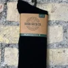 Hot Sweater Shop Mens Merino Wool Socks Black