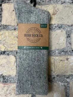 Outlet Sweater Shop Mens Merino Wool Socks Grey