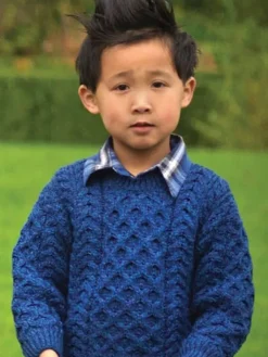 Sale Sweater Shop Merino wool Children's Aran Sweater