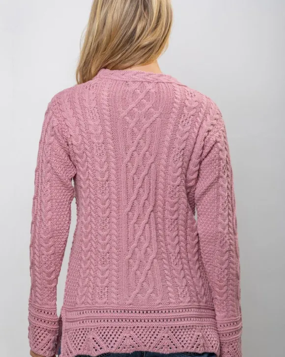 Sale Sweater Shop Pink Tunic Sweater Merino Wool