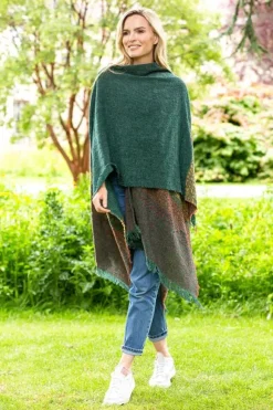 Outlet Sweater Shop Ruanna Celtic Cape Emerald Green