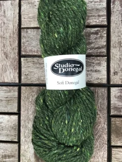 Fashion Sweater Shop Soft Donegal Knitting Wool Dark Green 100g