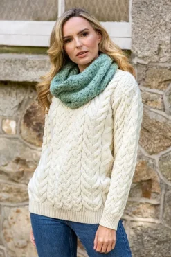 Best Sweater Shop Super Soft Aran Snood Mint