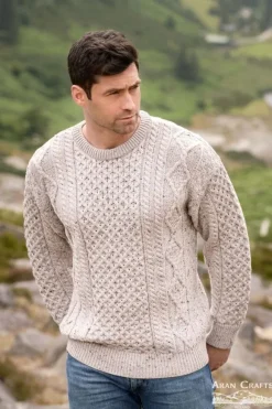 Sale Sweater Shop Super Soft Crew Neck Sweater Oat