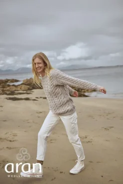 Fashion Sweater Shop Super Soft Merino Wool Sweater Oatmeal