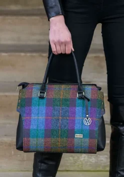 Online Sweater Shop The Emily Irish Tweed Bag Col: 736