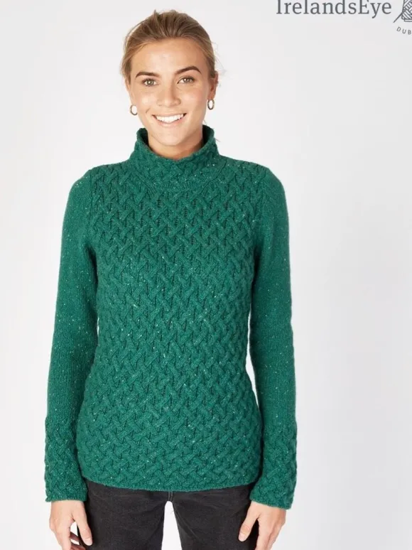 Clearance Sweater Shop Trellis Sweater Green Garden