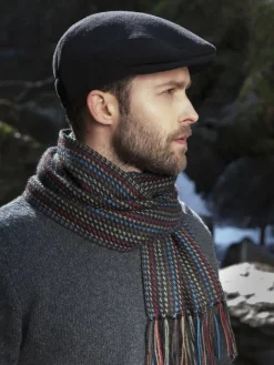 Outlet Sweater Shop Trinity Flat Cap Black