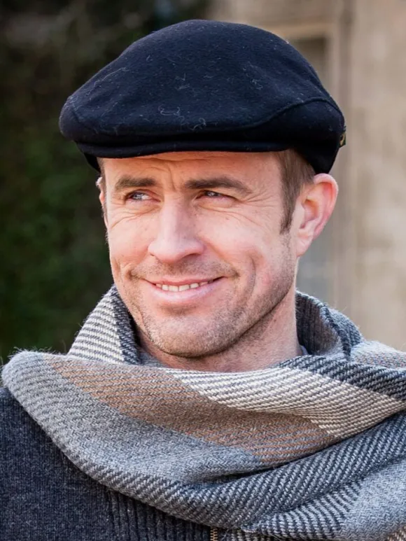 Outlet Sweater Shop Trinity Flat Cap Black