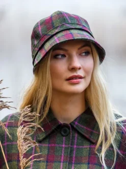 Discount Sweater Shop Tweed Flapper Cap Col. 402