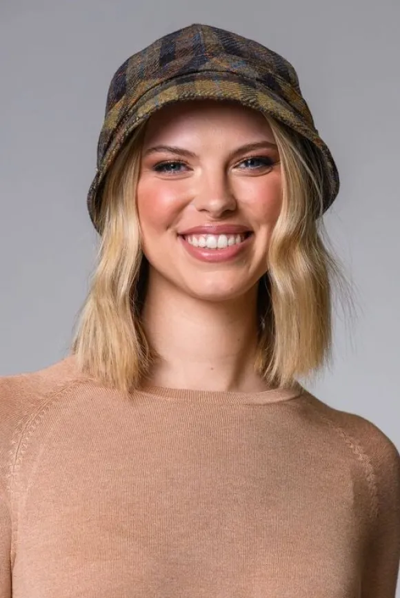 Clearance Sweater Shop Tweed Flapper Cap Col. 41