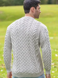 New Sweater Shop Unisex Super Soft Merino Wool Sweater Oatmeal