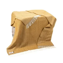 Hot Sweater Shop Wool and Cashmere Herringbone Throw Col: 1427