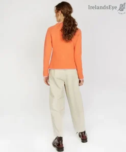 Clearance Sweater Shop Wool and Cashmere Killiney Cardigan Coral