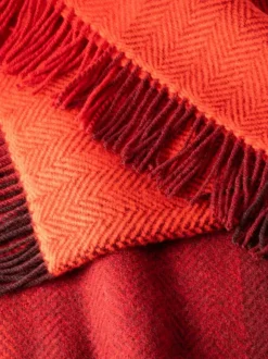 Fashion Sweater Shop Wool and Cashmere Throw Col.1441